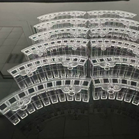 Cuvette de réaction jetable en plastique PS compatible avec l'analyseur de biochimie Bioelab AS120, récipient pour échantillons de laboratoire