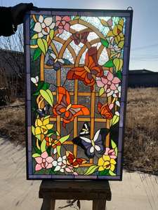 <span class=keywords><strong>Tiffany</strong></span> <span class=keywords><strong>Vitrail</strong></span> Mur Décor Plaques <span class=keywords><strong>Vitrail</strong></span> pour Décoration <span class=keywords><strong>Vitrail</strong></span> <span class=keywords><strong>Papillon</strong></span> 3 mm - Product Image 3