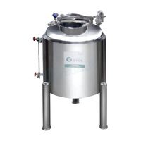 Réservoir de stockage conique scellé en acier inoxydable sanitaire 304/316 personnalisé pour la bière, le café, le vin et l'eau