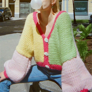 Tùy chỉnh thiết kế OEM & ODM phụ nữ Móc áo len mùa đông Hollow ra tay móc dệt kim đan móc cardigan Áo len phụ nữ - Product Image 3