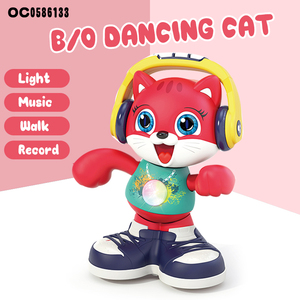 Interessante B/O dancing light <span class=keywords><strong>music</strong></span> walk record robot toy cat <span class=keywords><strong>for</strong></span> kids - Product Image 2