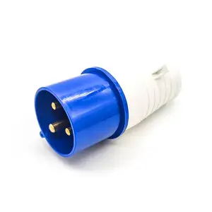 High Quality 32A Outdoor Industrial Plug and Socket Connector Waterproof IP67 Electric Male Plug with ABS cover