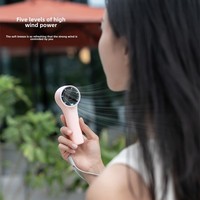 Ventilateur portable mini turbo N606pro de haute qualité OEM, rechargeable, alimentation électrique 5V, pour la maison, la voiture, l'extérieur