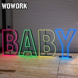 WOWORK venta al por mayor casarse conmigo Vintage neón marquesina letras neón <span class=keywords><strong>alfabeto</strong></span> marquesina letras para decoración de fiesta - Product Image 6