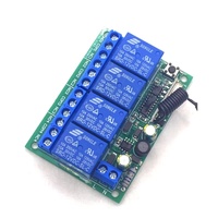 433 Mhz Commutateur de télécommande sans fil universel AC 85V ~ 250V 110V 220V 2CH Module récepteur de relais et télécommandes RF 433 Mhz