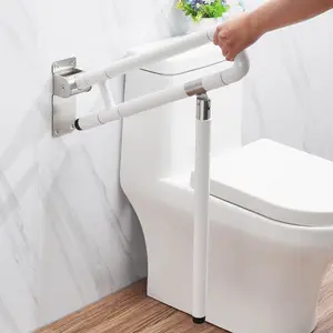 JAYA 욕실 침실 홈 ABS 및 스테인레스 스틸 바 화장실 손잡이 장애인 접이식 난간 디자인 그랩 레일