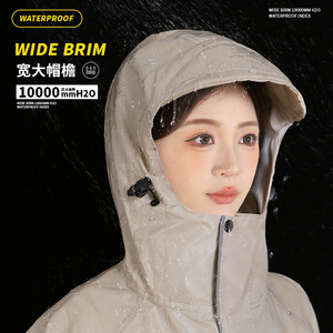 Electric Vehicle Raincoat Full Body Long Poncho For Motorcycle Riding Adults Outdoor Use - Product Image 4