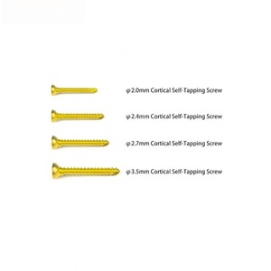 Fabrikant Getoold: 1.1/1.5/2.0/2.4/2.7/3.5Mm Titanium Corticale Botschroeven Voor Veterinaire Orthopedie