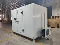 Chambre froide mobile pour stockage de denrées alimentaires, fruits et viandes avec ventilateur de refroidissement