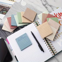 Lot de blocs-notes autocollants personnalisés modernes en papier, formes variées, avec logo couleur et taille sur mesure, impression offset