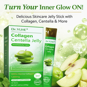 Suplemento de Belleza <span class=keywords><strong>en</strong></span> Gel con Sabor a Manzana, Gel de Colágeno Gotu Kola <span class=keywords><strong>en</strong></span> Barra para Mujeres, Venta al Por Mayor OEM - Product Image 3