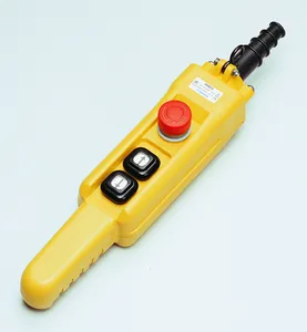 Interruptor colgante de polipasto disponible 2-12 botones 1-3 velocidades interruptor de control colgante de botón de polipasto