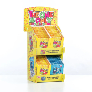 Cửa hàng bán lẻ hiện đại có thể gập lại tông sàn hiển thị đứng cho mỹ phẩm nước hoa lông mi Son môi trang điểm giá giấy - Product Image 2