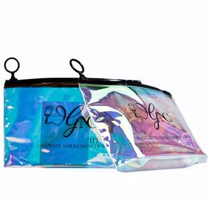 Sachet refermable OEM recyclable en PVC transparent pour vêtements et bijoux, emballage de bagues, style fermeture à glissière - Product Image 3