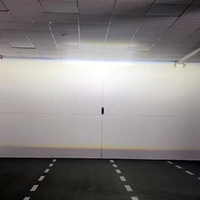 Projecteur laser matriciel AES UPS étanche Bi-LED 1,5 pouce 5500K à coupure plate avec lentille bleue pour feux de calandre de voiture