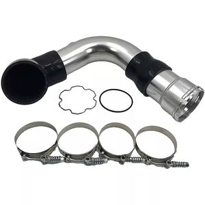 Ford 6.7L Powerstroke Diesel Intake <b>Pipe</b> Upgrade Kit Aluminum <b>Silicone</b> Piping For 11-16 Models - Product Image 1