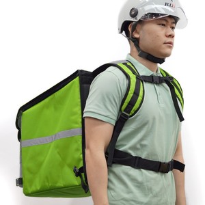 Sac de livraison de nourriture moto montage sac de livraison manger feuille d'aluminium <span class=keywords><strong>doublure</strong></span> poignée isolé <span class=keywords><strong>thermique</strong></span> sac de livraison de nourriture - Product Image 5
