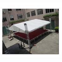 Aleación de aluminio al aire libre concierto escenario arco techo sistema de armadura portátil triángulo altavoz armadura plataforma diseño soporte pantalla TUV
