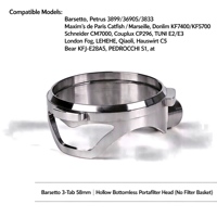Tête de porte-filtre à expresso sans fond en acier inoxydable 304 pour les modèles de machines Grimaldi E61 Platinum Fast Food Yihua