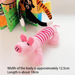 Jouet en peluche vocal pour animaux de compagnie, mignon, en forme de cochon, canard, éléphant, chien, jouet à mâcher pour chat, jouet couineur en peluche pour animaux de compagnie, vente en gros - Product Image 5