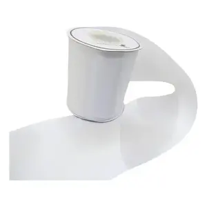 Ruban en satin floral simple face, 10 cm de large, 50 mètres de long, pour emballage cadeau d'anniversaire ou de Saint-Valentin, fabriqué en nylon durable - Product Image 2