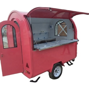 Chariot de restauration mobile pour hot-dogs, crèmes glacées et crêpes, prix de gros usine, à vendre - Product Image 2