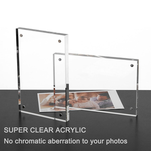 Khung Ảnh Acrylic 5X7 Khung Ảnh Từ Tính Không Khung Hai Mặt Tự Do Rõ Ràng Màn Hình Để Bàn - Product Image 2