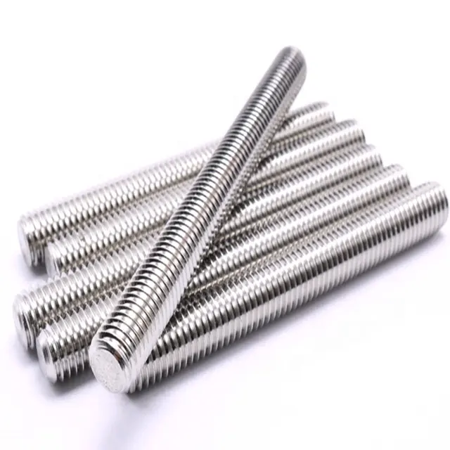 Custom All Thread Rod Zinc Plated Stainless Steel Bar Rods Studs Coupling Nut High Tensile Full Threaded Bar Stud Bolt