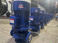 Pompa Sentrifugal Inline Listrik Berkualitas Tinggi ISG 1.5hp 380v Satu Tahap Vertikal Pipa Respon Cepat