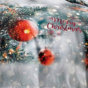 Sẵn Sàng Tàu Ba Lan Nhà Dệt 5D Giáng Sinh Kỹ Thuật Số <span class=keywords><strong>In</strong></span> Sợi Nhỏ Đào Da Polyester Thân Thiện Với Môi Có Thể Giặt Bìa Bộ - Product Image 4