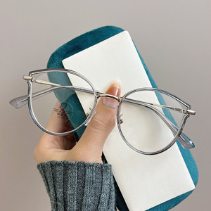 Gafas de Sol Cat Eye R1-23001, Montura de Metal TR90, Protección UV y Anti Luz Azul, Redondas para Mujer - Product Image 2