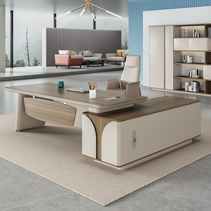 <span class=keywords><strong>Meilleur</strong></span> vendeur Bureau de direction moderne convertible en forme de L pour PDG, directeur, chef - Product Image 3
