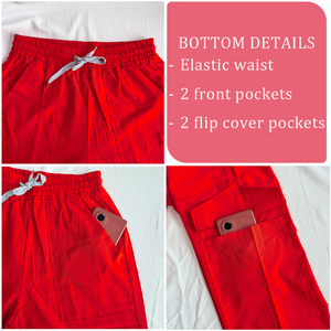 Juego de uniformes de enfermería unisex personalizados, elásticos, transpirables, cómodos, de secado rápido, para correr, uniformes médicos de LICRA para Hospital quirúrgico ancho - Product Image 3