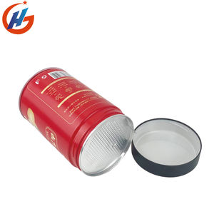 Supplément hermétique au collagène et aux vitamines Emballage en étain métallique Boîte en étain de supplément nutritionnel Emballage en étain de qualité alimentaire d'usine - Product Image 4