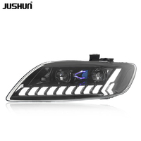 JUSHUN lampu depan mobil LED laser untuk Audi Q7, daftar terbaru untuk 2006 Model 12V putih/2015 K lampu mobil tanpa versi follow-up
