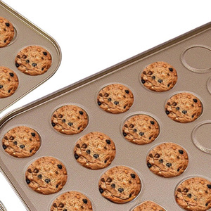 Non Stick <b>Cookie</b> Baking Tray 20 30 35 Hole Carbon Steel Oven Safe Macaron Chocolate Mold Cake Mold Baking <b>Tools</b> - Product Image 1