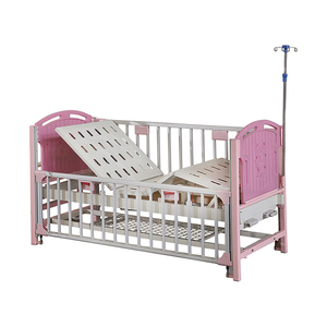 New Born Baby Child Bed Hospital Medical Equipment Furniture Stainless Steel Frame <strong>Table</strong> One <strong>Crank</strong> Manual Child Bed - Product Image 4