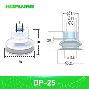 HOFUJNG DP-S25 Industrial Pneumatic Accessories Vacuum Suction Cup <b>Silicone</b> <b>Rubber</b> Sucker High Quality <b>Rubber</b> Product - Product Image 3