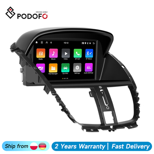 Podofo 7'' Car Stereo 2+64G for Peugeot 207 2008-2014 With Wireless Carplay/Android Auto GPS/WiFi/BT/FM/RDS/EQ Car Radio - Product Image 1