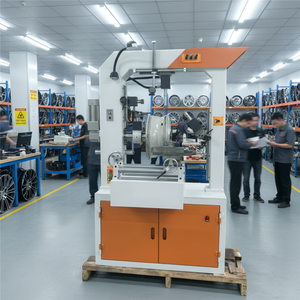 Machine de redressage de jantes en alliage de haute précision pour usage commercial, prix de la réparation hydraulique - Product Image 6