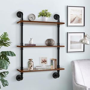 Соединительная муфта DT001 из чугуна, 1/<span class=keywords><strong>2</strong></span> дюйма, с внутренней резьбой, окрашенная в черный цвет, для низкого давления, гибкая, в стиле стимпанк, винтажный, для крепления полок, для самостоятельной сборки трубопроводов - Product Image 6