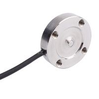 Capteur de force de compression plat haute précision en acier inoxydable 50-1000N, à visser, point unique, pour petits espaces