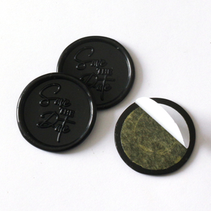 Venta al por mayor pegatinas de sello de cera logotipo personalizado y sellos de cera de color negro con GUARDAR la fecha - Product Image 5