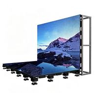 Planchers de danse interactifs vidéo 3D en aluminium moulé sous pression, entièrement colorés, à installation facile, pour centres commerciaux et salles de danse.