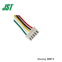 Connecteur rectangulaire JST XHP-5 de série XH, pas de 2,5 mm, hauteur de montage de 9,8 mm, interconnexions en alliage de cuivre, 3A 250V
