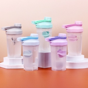 500ml Small Protein <b>Shaker</b> <b>Bottles</b> with Handle BPA-Free Gym <b>Shaker</b> Cups with Blending Ball for Protein Shakes and Pre Workout - Product Image 6