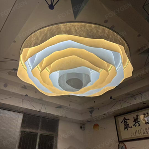 Película texturizada francesa resistente al fuego A1 decoración de techo colgante techo translúcido grado una película de gota para Centro Comercial Hotel - Product Image 1