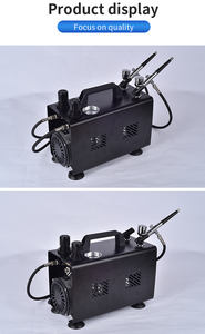 AS18TA Kit de <span class=keywords><strong>compresseur</strong></span> d'<span class=keywords><strong>aérographe</strong></span> portable à piston professionnel pour la fabrication de modèles et le bricolage - Product Image 4