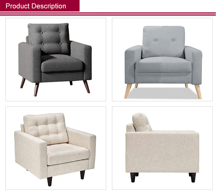 Indoor Furniture Sofa Set Hotel Bedroom Low Armrest Living Room Sofa