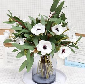 Fcp1307 <span class=keywords><strong>anemone</strong></span> flores artificiais, toque real, de alta qualidade, para casamento - Product Image 2